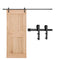VEVOR 10FT Sliding Barn Door Hardware Kit for Single Sliding Barn Door J-shape