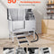 VEVOR 50 Inch Dog Grooming Bath Tub Stainless Steel w Stairs Water Filter Left