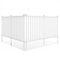 2 Piece 80 x 51 Inch Vinyl Picket Fence for Garden-White