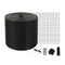 VEVOR 6 inch x 100ft Solar Panel Bird Guard, Critter Guard Roll Kit with 60pcs Stainless Steel Fasteners, Solar Panel Guard with Rust-proof PVC Coating, 1/2 inch Wire Roll Mesh
