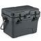 20 Quart Portable Hard Cooler with Built-in Ruler and Bottle-Gray
