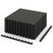 0.79 inch Thick Rubber Top Exercise Mat 48 Sq Ft with Boarders