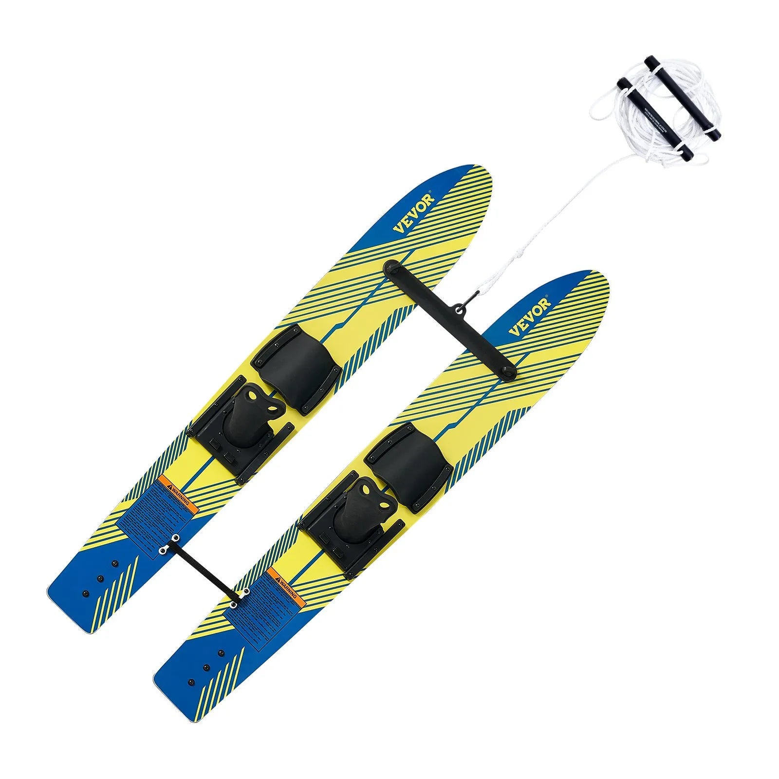 VEVOR 46-inch Water Skis Combo Training Water Skis with X-7 Adjustable Bindings