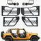 VEVOR 4-Door Jeep Tube Doors Jeep Tubular Door for 2007-2018 Jeep Wrangler JK