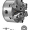 VEVOR 6 in 6-Jaw Self-Centering Lathe Chuck with D1-4 Cam Lock Backing Plate