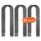 VEVOR 10-Inch 12 Pack Rebar Stakes Heavy Duty U Shape Galvanized Ground Anchors