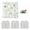 VEVOR 3D Flower Wall Panel 24 PCS 15 x 15 inch Artificial Floral Background for Wedding