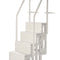 VEVOR 4-Step White Pool Ladder of 2 Handrails Supports 400 lb for 48-54 In Pools