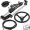 Hydraulic Boat Steering Kit Hydraulic Steering, 300HP Helm Pump, Cylinder, Wheel