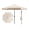 10 Feet Patio Umbrella Outdoor Market Umbrella with Crank Tilt Adjustment-Beige