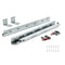 VEVOR 10 Pairs of 21 Inch Drawer Bottom Side Mount Rails, Heavy Duty Full Ball Bearing Extension Steel Track, Soft-Close Noiseless Guide Glides Cabinet Kitchen Runners with Locking Mechanism, 100 Lbs