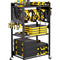 VEVOR 4-tier Tool Organizer Cart on Wheels 150 lbs Garage Cart for Workshop