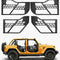 VEVOR 4-Door Jeep Tube Doors Jeep Tubular Door for 2018-2024 Jeep Wrangler JL