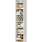 VEVOR 8 Tiers Narrow Bookshelf 71