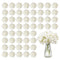 VEVOR 65 Pcs Artificial Silk Hydrangea Flowers 9.8 In Bouquet Arrangement White
