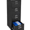 VEVOR 4 Drawer File Cabinet Metal Vertical Cabinet with Lock for Home Office
