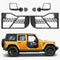 VEVOR 2-Door Jeep Tube Doors Jeep Tubular Door for 2018-2024 Jeep Wrangler JL