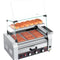 VEVOR 18 Hot Dog 7 Roller Electric Grill Cooker Machine Bun Warmer Cover 1200W