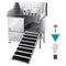 VEVOR 50 Inch Dog Grooming Bath Tub Stainless Steel w Ramp Faucet Showerhead