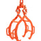 VEVOR 32in Log Lifting Tongs 4 Claw Solid Steel Log Grapple Swivel Log Tools