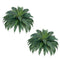 VEVOR 2Pcs Artificial Boston Ferns Plastic Fern 50 Branches Indoor Outdoor Decor