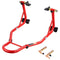 VEVOR Motorcycle Stand Lift 850 lbs Rear Spoolift Paddock Swingarm Arm Red