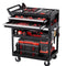 VEVOR 5-Tier Tool Cart on Wheels 400 lb Rolling Work Cart with Drawer & Pegboard