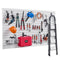 VEVOR 8 x 4 ft Slat Wall Paneling PVC White Garage Slatwall with Accessories