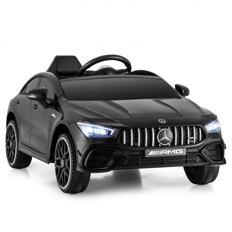 12V Kids Ride on Car Mercedes-Benz AMG CLA 45 with Remote-Black