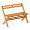 2-Person Acacia Wood Patio Garden Bench with 800 lbs Capacity