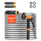 VEVOR 200ft Metal Garden Hose Stainless Steel Water Hose Lightweight No Kink