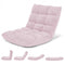 14-Position Adjustable Cushioned Floor Chair-Light Pink
