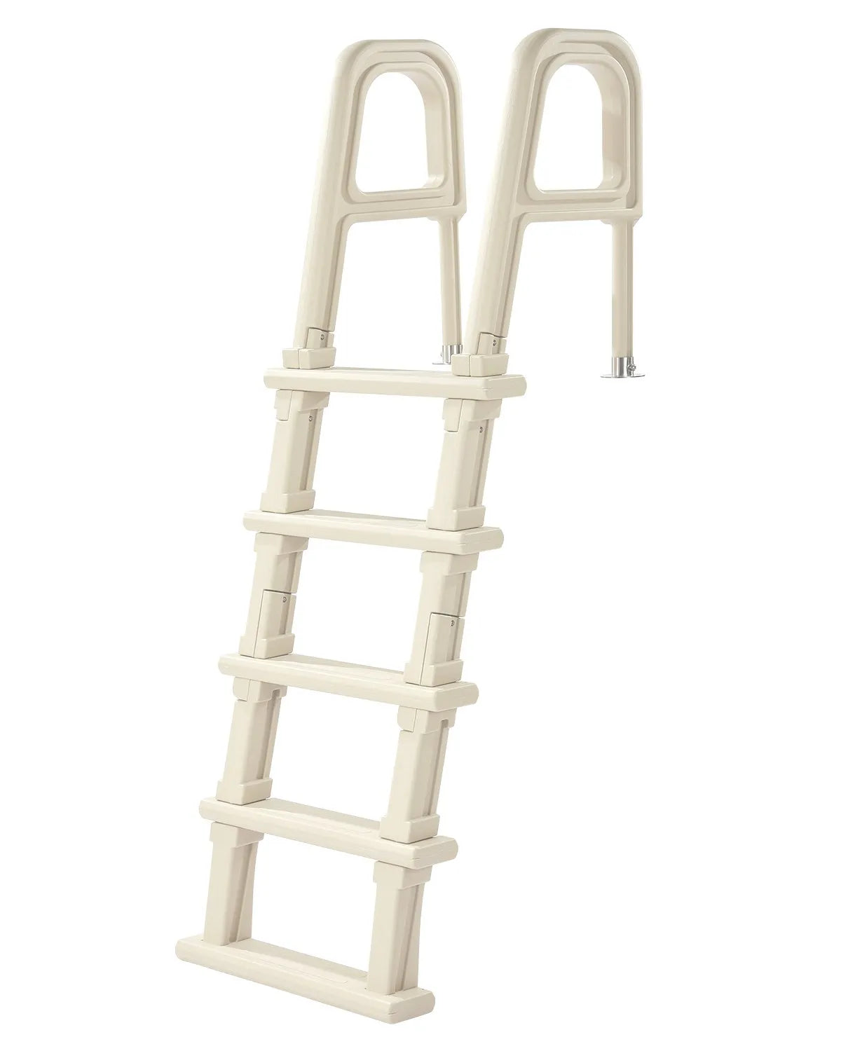 VEVOR 5-Step Inclined Pool Ladder of 2 Handrails Loads 300 lb for 48-54 In Pool