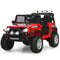 12V Kids Electric Ride On Truck with Remote Control and Operation Lever-Red