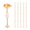 VEVOR 20PCS 58cm/22.83” Wedding Flower Vase Metal Gold Floral Stand for Table