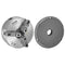VEVOR 8 in 3-Jaw Self-Centering Lathe Chuck 2 1/4 in-8 Threaded Backing Plate
