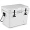 20 Quart Portable Hard Cooler with Built-in Ruler and Bottle-White