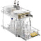 VEVOR 2-Tier Wire Pull Out Cabinet Under Sink Organizer 12