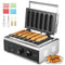 VEVOR 6PCS Commercial Waffle Stick Maker Waffle Baker Hot Dog Waffle Iron 1500W
