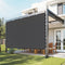 VEVOR 90% Sun Shade Cloth Privacy Screen 10 x 10 ft for Patio Garden (Black)