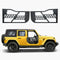 VEVOR 2-Door Jeep Tube Doors Jeep Tubular Door for 2007-2018 Jeep Wrangler JK