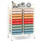 20 Drawers Rolling Storage Cart Studio Organizer-Deep Multicolor