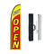 VEVOR Open Flags for Business Advertising Flags for Outside Banner Flag and Pole