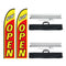 VEVOR Open Flags for Business Advertising Flags and Poles for Outside 16.3 FT