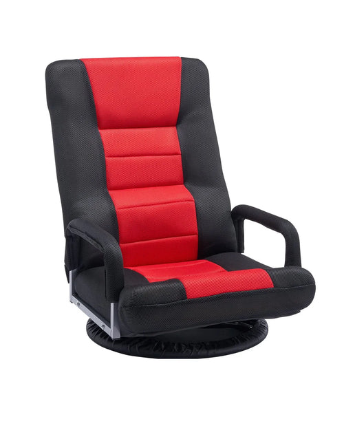 VEVOR 360° Swivel Floor Gaming Chair Folding Floor Chair with Armrest Adjustable