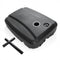 220 LBS Cantilever Patio Umbrella Base Stand with Wheels Fillable offset Umbrella Stand-Black