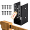 VEVOR 12 Pcs Joist Hangers for 1.93x3.62 In/49x92 mm Beam Concealed Joist Hanger