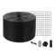 VEVOR 8 inch x 100ft Solar Panel Bird Guard, Critter Guard Roll Kit with 70pcs Stainless Steel Fasteners, Solar Panel Guard with Rust-proof PVC Coating, 1/2 inch Wire Roll Mesh