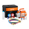 VEVOR 3.5 CFM HVAC Single Stage Rotary Vane Vacuum Pump and Manifold Gauge Kit
