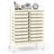 20 Drawers Rolling Storage Cart Studio Organizer-Beige